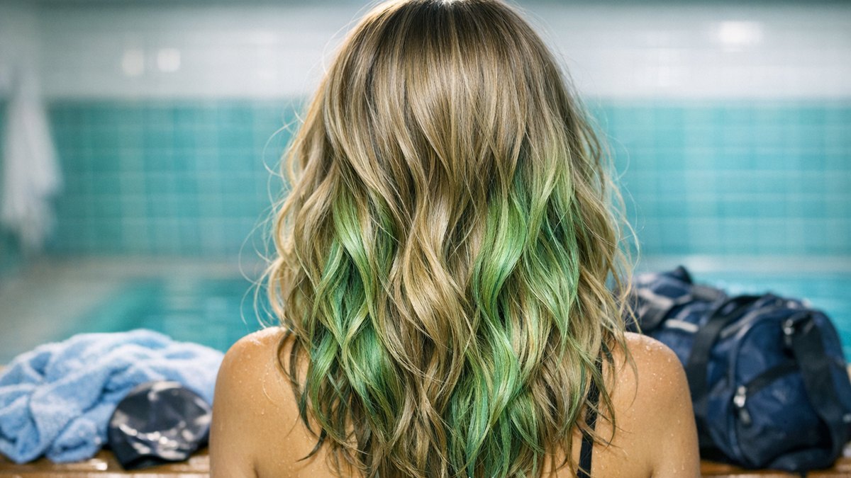 Elle reprend l'aquagym deux fois par semaine près de Montauban : mi-octobre, son blond cendré prend des reflets verts sous la lampe