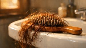 Elle retire des poignées de cheveux de sa brosse chaque matin à Grenoble : sa coiffeuse lui conseille de ne rien changer du tout