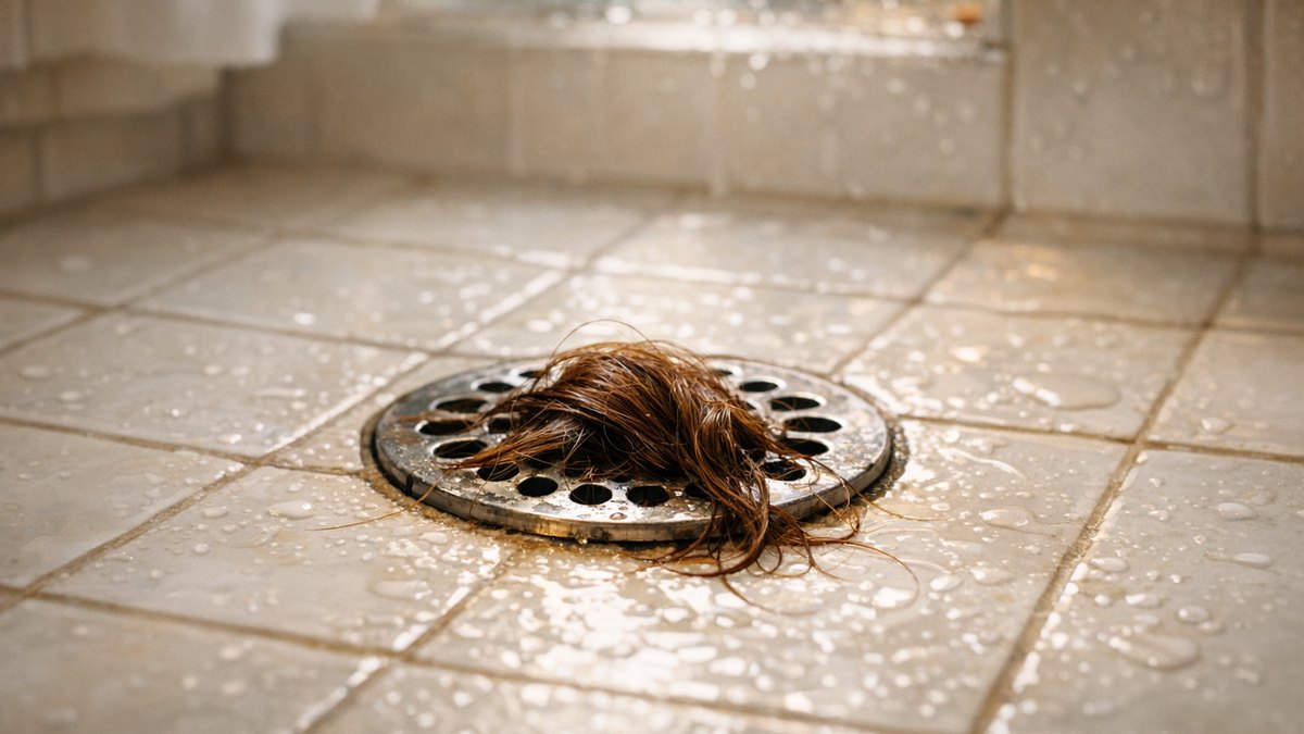 Elle retrouve des poignées de cheveux dans la bonde de sa douche à Rennes : trois shampooings plus tard, la chute n'a pas ralenti d'un seul cheveu