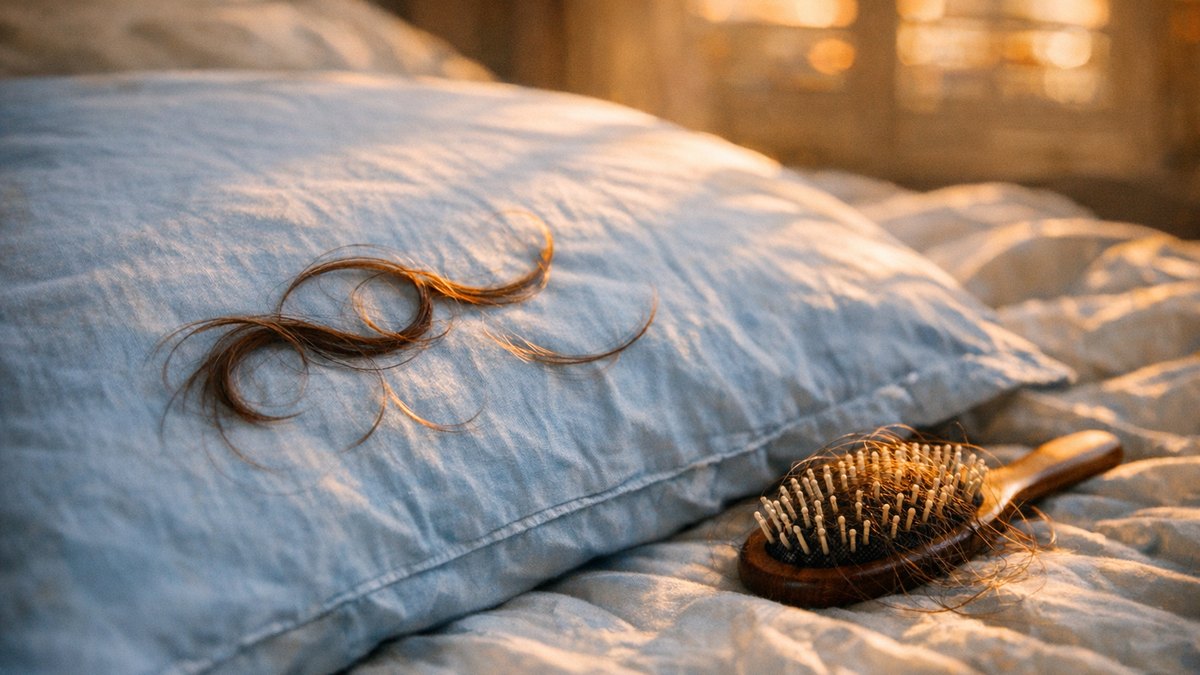 Elle retrouve des poignées de cheveux sur son oreiller chaque matin d'octobre : trois shampooings plus tard, la brosse se remplit toujours autant
