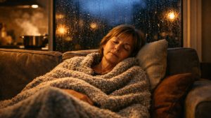 Elle s'endort sur le canapé dès 18 heures depuis fin octobre : à 5 heures du matin, elle fixe le plafond, parfaitement réveillée