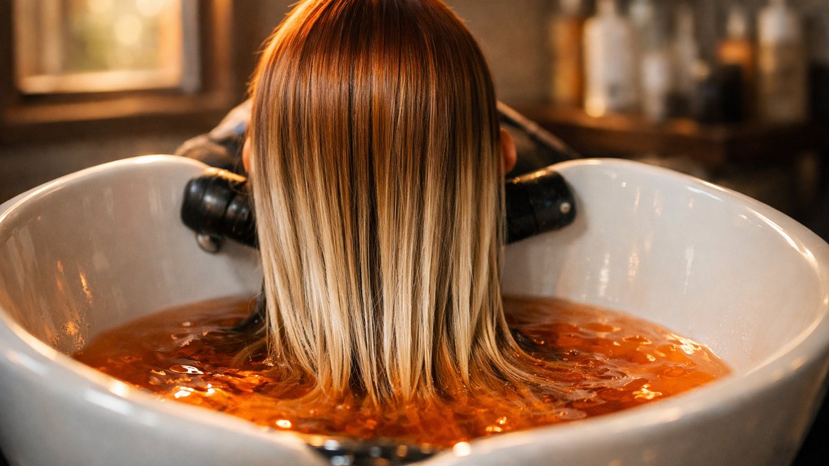 Elle s'offre un lissage brésilien fin septembre à Bordeaux : trois semaines plus tard, sa coloration habituelle glisse sur ses longueurs