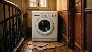 Elle se fait livrer un lave-linge neuf à Tours un samedi matin : l'ancien reste sur le palier, avec une facture de reprise à 25 euros
