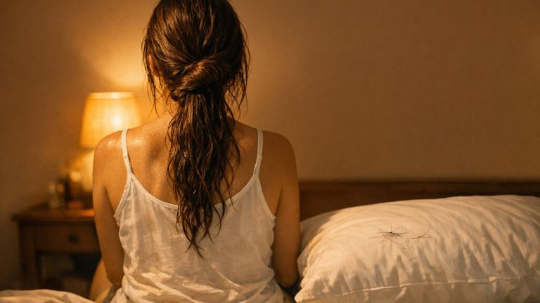 Elle se lave les cheveux le soir et s'endort la tête mouillée : un mois plus tard, ses longueurs cassent par poignées sous la brosse