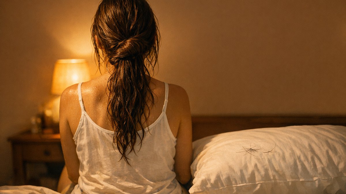 Elle se lave les cheveux le soir et s'endort la tête mouillée : un mois plus tard, ses longueurs cassent par poignées sous la brosse