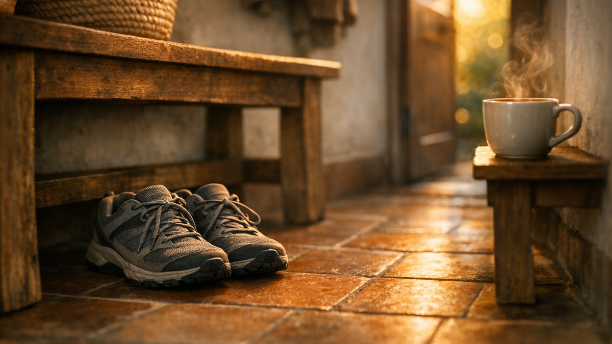 Elle se promet chaque lundi de marcher trente minutes par jour : chaque jeudi, les baskets restent alignées sous le banc de l'entrée