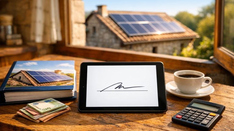Elle signe pour des panneaux solaires dans sa cuisine près d'Agen : dix jours plus tard, l'argent du crédit est déjà parti chez l'installateur