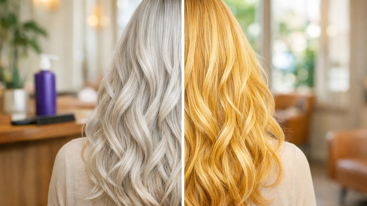 Elle sort du salon avec un blond froid parfait à Montpellier : deux semaines plus tard, ses mèches tirent sur le jaune paille