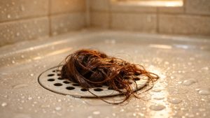 Elle trouve des poignées de cheveux dans la bonde chaque matin d'octobre : trois semaines plus tard, sa dermatologue lui parle de l'été dernier