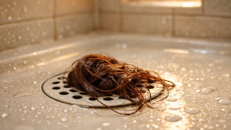 Elle trouve des poignées de cheveux dans la bonde chaque matin d'octobre : trois semaines plus tard, sa dermatologue lui parle de l'été dernier