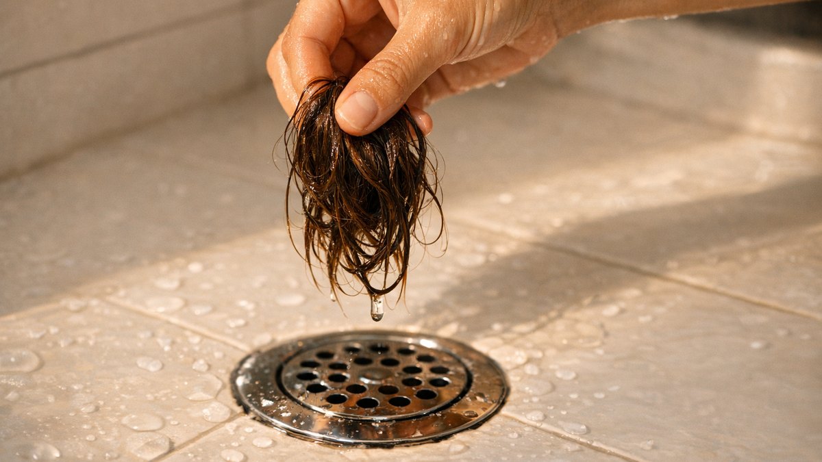 Elle trouve des poignées de cheveux dans la bonde chaque matin : sa routine n'a pas bougé d'un geste depuis quatre ans