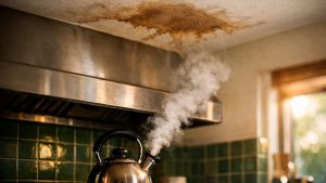 Elle voit une tache brune grandir au plafond de sa cuisine : l'assureur du voisin du dessus lui répond que ce dossier n'est pas le sien