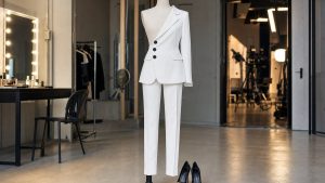 Faustine Bollaert, 47 ans, mise sur un costume blanc à épaule dénudée pour la rentrée : le détail qui change tout