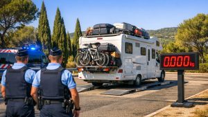 Il achète un camping-car de 3,5 tonnes avec son permis B : sur l'A7, la balance des gendarmes affiche quatre cent vingt kilos de trop