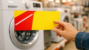 Il achète un lave-linge à moins 40 % dans une grande surface de Lille : le prix barré sur l'étiquette n'a jamais existé en rayon