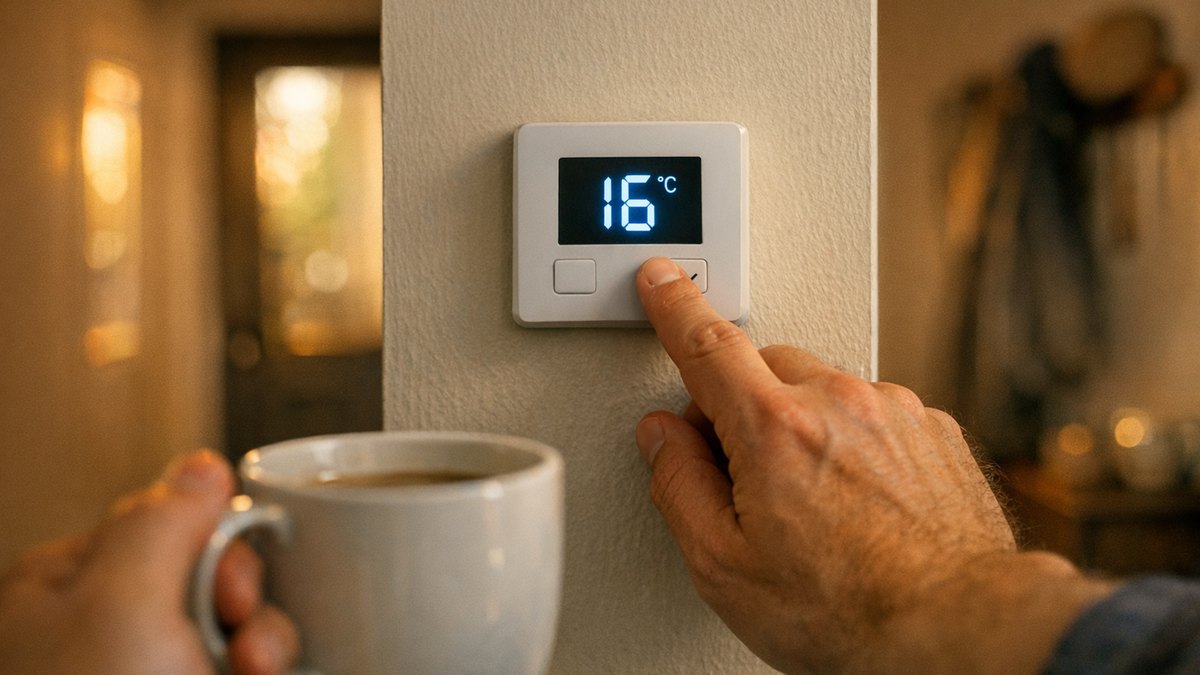 Il baisse sa pompe à chaleur à 16 °C chaque matin avant de partir : en janvier, sa facture grimpe de 74 euros sur un seul mois