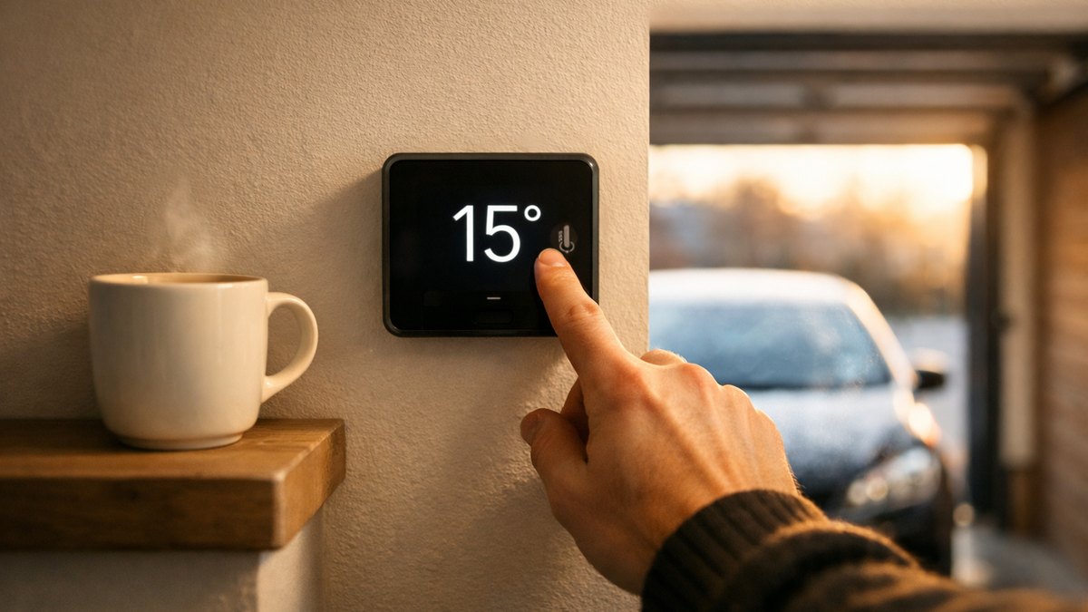 Il baisse son plancher chauffant à 15 °C chaque matin avant de partir : en fin de mois, sa facture d'électricité a grimpé de 38 euros