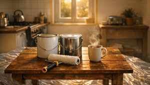 Il bloque un samedi pour repeindre sa cuisine, sûr de finir dimanche : trois week-ends plus tard, le plafond attend toujours sa première couche