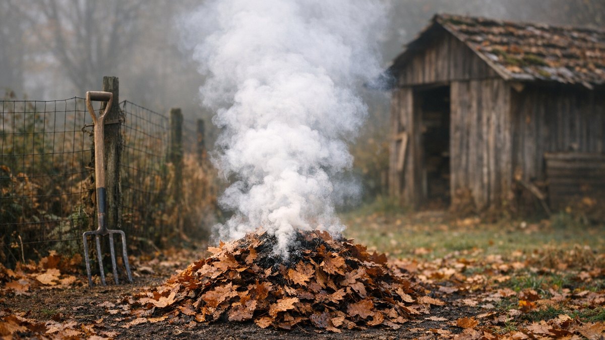 Il brûle ses feuilles mortes au fond du jardin comme son père : deux jours plus tard, un courrier de la mairie évoque une amende de 450 euros