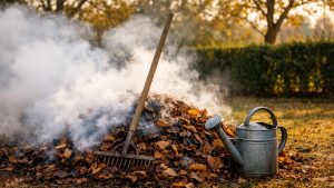 Il brûle ses feuilles mortes au fond du jardin comme son père : le garde champêtre arrive avec un carnet et parle de 750 euros