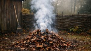 Il brûle ses feuilles mortes au fond du jardin comme son père : une heure plus tard, la police municipale sonne au portail