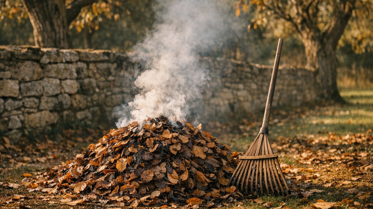 Il brûle ses feuilles mortes au fond du jardin un samedi d'octobre : une heure plus tard, un agent municipal frappe au portail