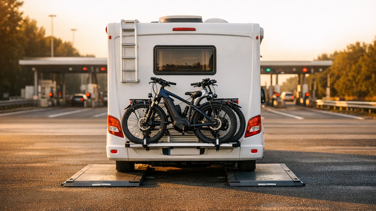 Il charge son camping-car pour trois semaines en Andalousie : au péage, les gendarmes le font monter sur une balance mobile