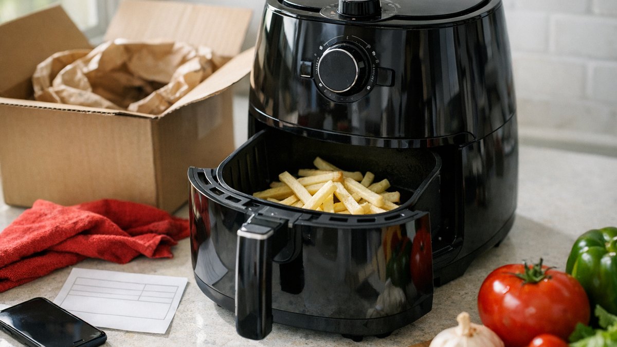 Il commande une friteuse sans air sur une grande plateforme en ligne : huit jours plus tard, le vendeur refuse de lui rembourser le moindre euro