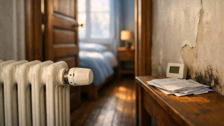 Il coupe le chauffage de deux chambres vides près de Rouen : en janvier, la facture bouge à peine et le couloir sent le moisi