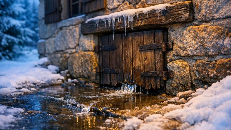 Il coupe le chauffage de sa maison des Vosges avant Noël : au retour, l'eau coule sous la porte du cellier depuis trois semaines