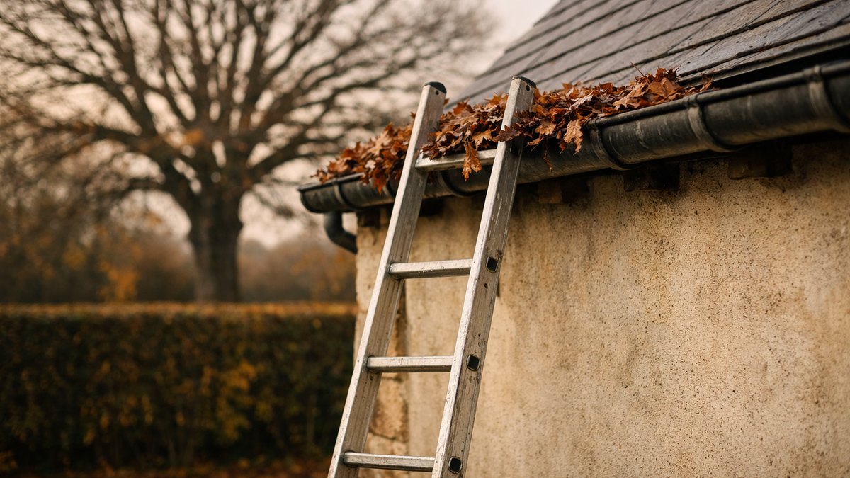 Il demande l'abattage du grand chêne qui bouche sa gouttière chaque automne : le voisin sourit et lui parle d'un arbre de quarante ans