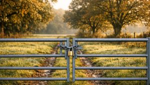 Il emprunte le même chemin dans le pré voisin depuis quarante ans : un matin d'octobre, un portail cadenassé lui barre la route