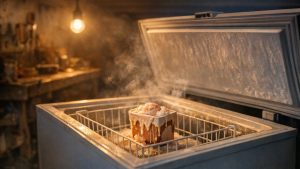 Il installe son congélateur coffre dans le garage glacial de décembre : trois semaines plus tard, les glaces des enfants ont fondu dans leurs boîtes