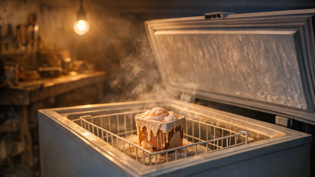 Il installe son congélateur coffre dans le garage glacial de décembre : trois semaines plus tard, les glaces des enfants ont fondu dans leurs boîtes