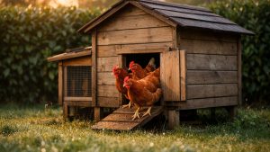 Il installe trois poules au fond de son jardin près d'Angers : au printemps, sa voisine lui tend le règlement du lotissement