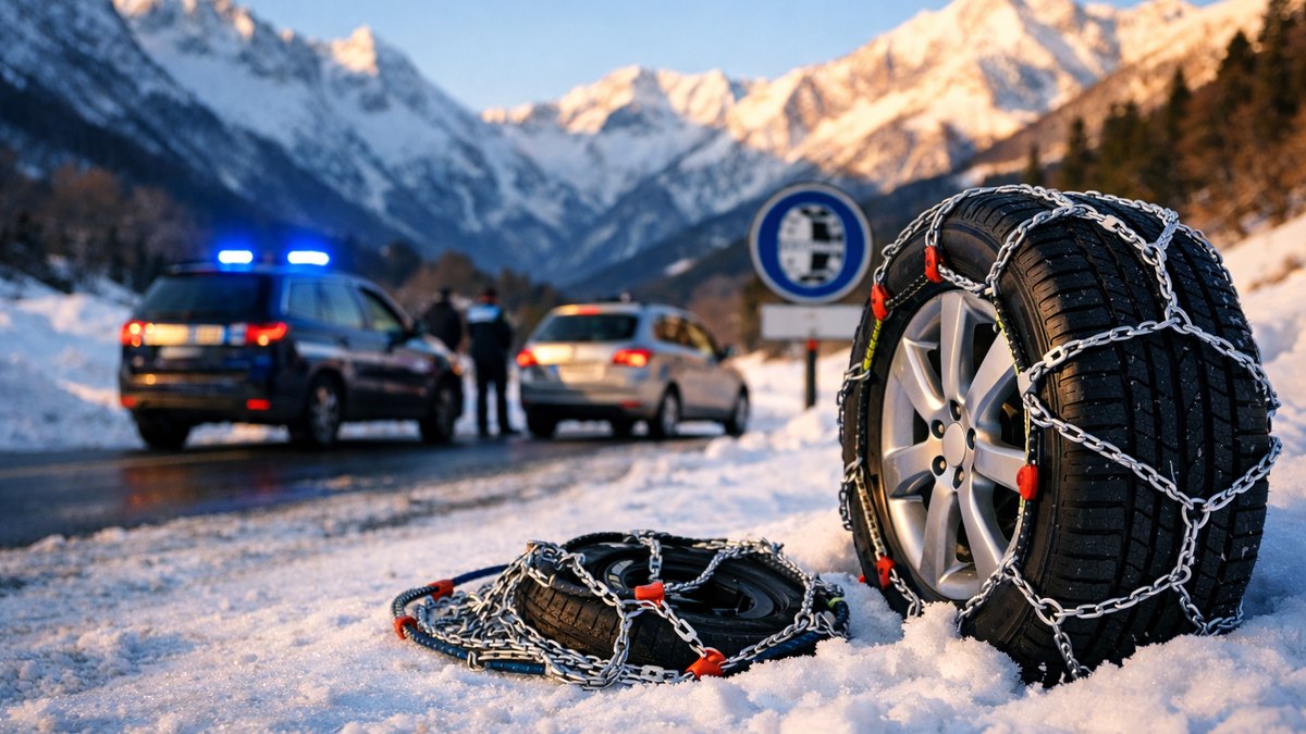 Il monte voir sa fille à Gap avec ses pneus M+S de printemps : à l'entrée de la vallée, un gendarme lui demande ses chaînes