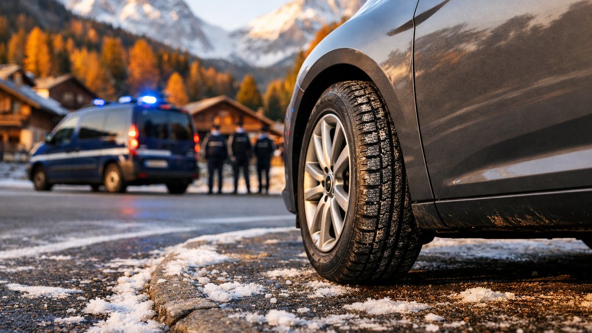 Il monte voir sa fille dans le Vercors avec ses pneus d'été : au premier rond-point de Villard-de-Lans, deux gendarmes lui font signe de se ranger