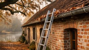 Il nettoie chaque automne les gouttières bouchées par le chêne du voisin : la facture qu'il voulait lui envoyer n'a jamais quitté son tiroir