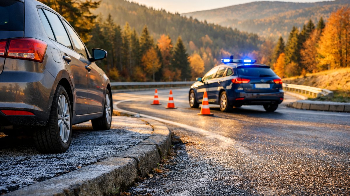 Il part voir sa fille dans les Vosges avec ses pneus été : au premier rond-point, deux gendarmes lui font signe de se ranger