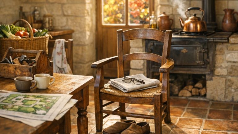Il prend sa retraite fin septembre dans un village près de Poitiers : trois semaines plus tard, sa femme lui dit qu'il est toujours dans ses pattes