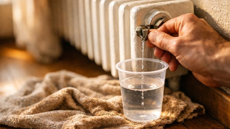 Il purge ses radiateurs avant l'hiver comme chaque année : deux jours plus tard, la chaudière s'arrête et l'étage reste glacé