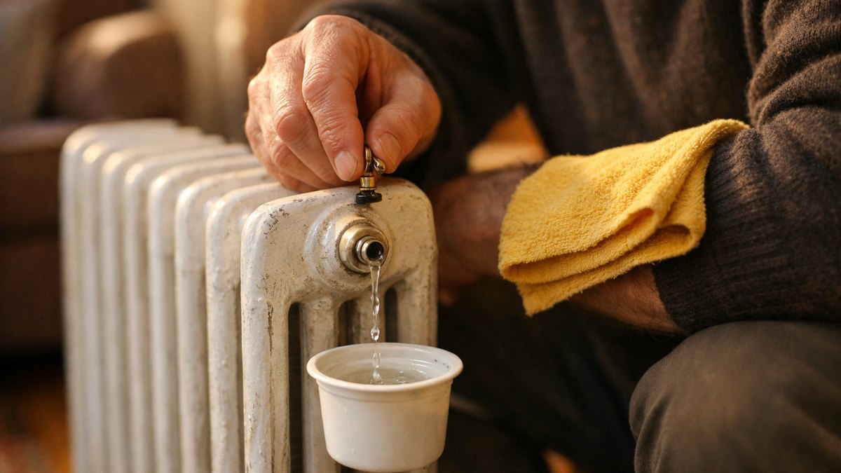 Il purge ses radiateurs chaque mois d'octobre depuis vingt ans dans sa maison : cette année, le haut brûle mais le bas reste froid comme de la pierre