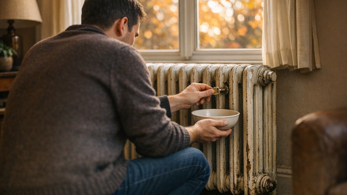 Il purge ses radiateurs un dimanche d'octobre sur les conseils de son beau-frère : le soir même, la chaudière se coupe et l'étage reste glacé