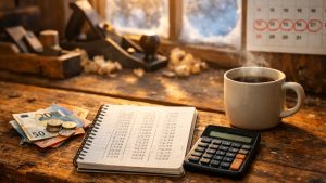 Il quitte son atelier le 31 décembre avec un budget prêt pour janvier : le premier virement de sa retraite arrive seulement le 9 février
