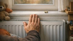 Il rallume le chauffage de sa maison de Metz mi-octobre : les radiateurs de l'étage restent brûlants en haut et glacés en bas malgré la purge