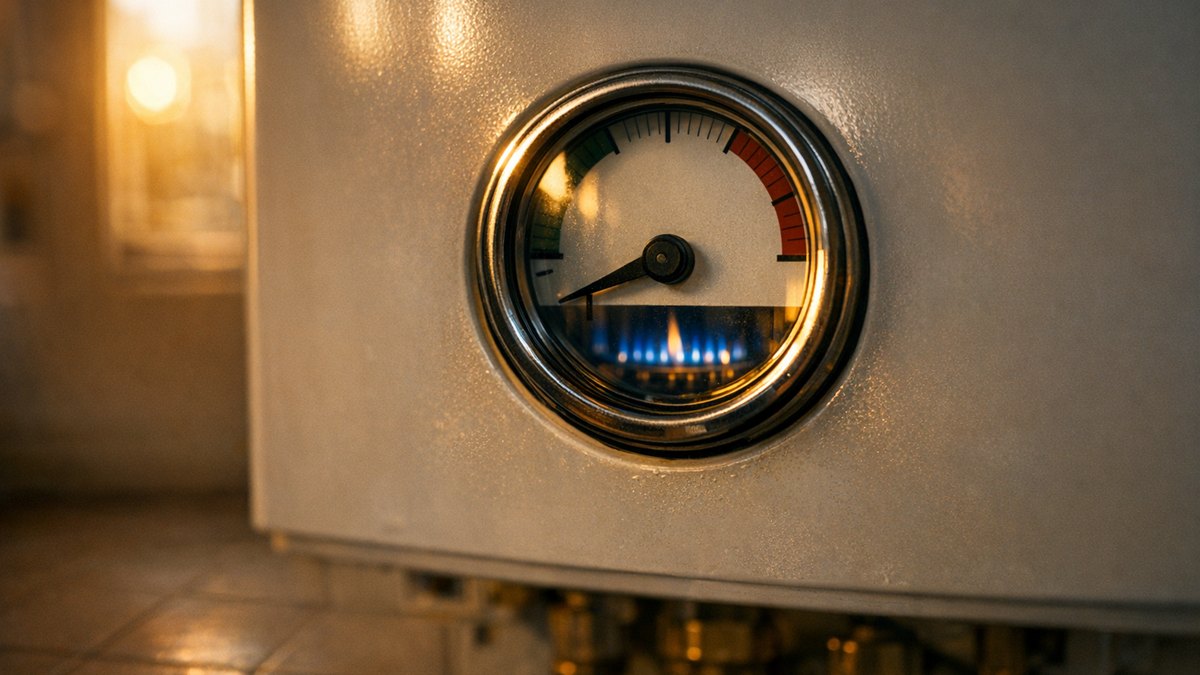 Il rallume sa chaudière à gaz début octobre à Clermont-Ferrand : chaque matin, l'aiguille de pression retombe sous 1 bar sans une goutte au sol