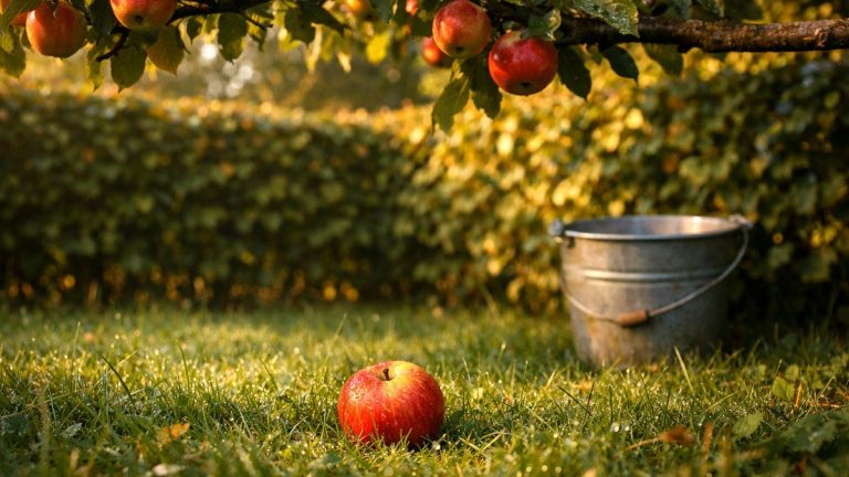 Il ramasse depuis dix ans les pommes du voisin tombées sur sa pelouse : un matin d'octobre, le voisin l'accuse de vol devant chez lui