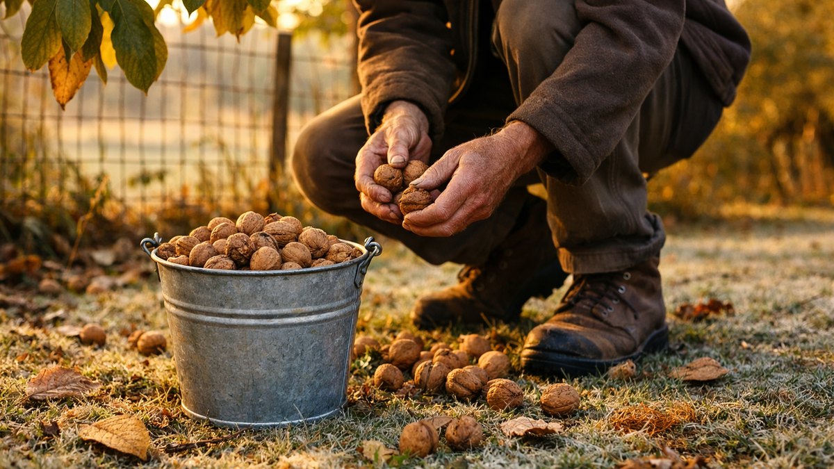 Il ramasse les noix tombées du voisin dans son jardin de Dordogne : un matin d'octobre, le voisin frappe à sa porte pour l'accuser de vol