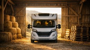 Il range son camping-car sous un hangar du Jura mi-octobre : en mars, la batterie cellule refuse de reprendre la moindre charge