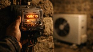 Il remplace sa vieille chaudière fioul par une pompe à chaleur près d'Angers : chaque nuit, son compteur s'emballe entre 2 et 6 heures
